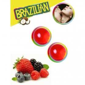 BRAZILIAN BALLS FRUITS DES BOIS ENSEMBLE 2 BOULES
