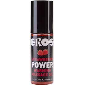 EROS FRAISE POWER HUILE MASSAGE CHALEUR 100ML