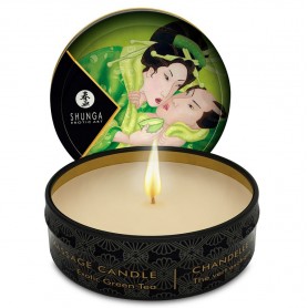 SHUNGA MINI CARESS BY CANDELIGHT BOUGIE MASSAGE THÉ VERT 30ML
