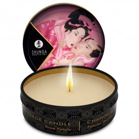 SHUNGA MINI CARESS BY CANDELIGHT BOUGIE MASSAGE ROSES 30ML