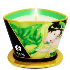 SHUNGA MINI CARESS BY CANDELIGHT BOUGIE MASSAGE THÉ VERT 170ML