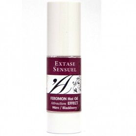 EXTASE SENSUEL HUILE DE MASSAGE EFFET CHALEUR AVEC PHÉROMONES MURE 30ML