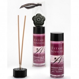 EXTASE SENSUEL A DE MASSAGE EFFET CHALEUR AVEC PHÉROMONES MURES 100ML