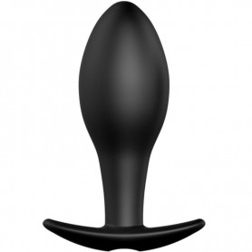 PRETTY LOVE PLUG ANAL SILICONE FORME ANCRE 12 MODES VIBRATION NOIR