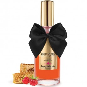 BIJOUX HUILE MASSAGE EFFET CHALEUR AROME FRAISE
