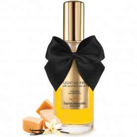 BIJOUX HUILE MASSAGE EFFET CHALEUR AROME CARAMEL