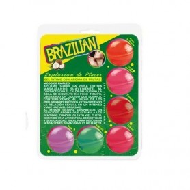 6 HOT BALLS LUBRIFIANT AVEC AROME DE FRUITS