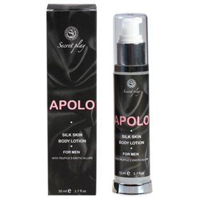 SECRETPLAY APOLO LOCION PIEL DE SEDA PARA HOMBRES 50 ML