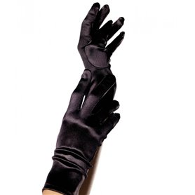 LEGAVENUE GUANTES SATIN NEGRO