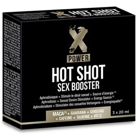 XPOWER HOT SHOT SEX BOOSTER 3 X 20 ML