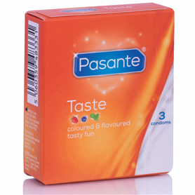 PASANTE PRESERVATIVOS SABORES 3 UNIDADES