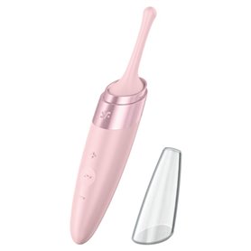 SATISFYER TWIRLING JOY CLIT TIP STIMULANT - FUCHSIA
