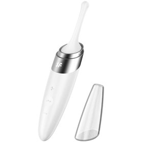 SATISFYER TWIRLING JOY CLIT TIP STIMULANT - FUCHSIA